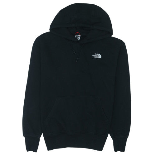 The North Face Men Black L Pullover Hoodie Cotton Blend Logo