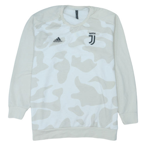Adidas Men's Beige 3XL Juventus Camouflage Crew Neck Sweatshirt