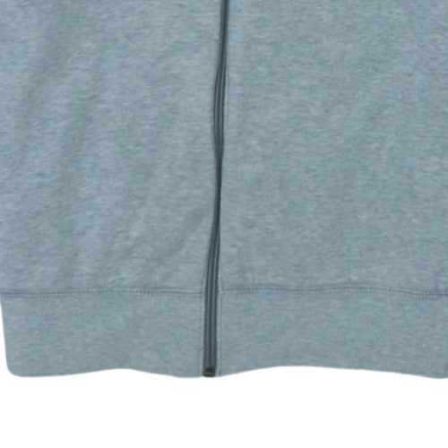 Jordan Boys Grey Full Zip Hoodie Size S Cotton Blend Casual Wear