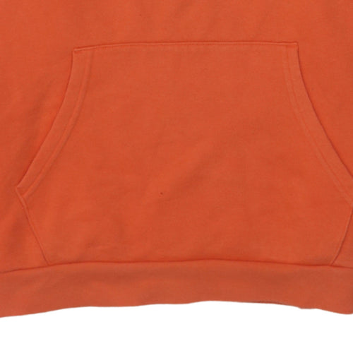 Champion Boys Orange Pullover Hoodie X-Large 13-14 Years Cotton Blend