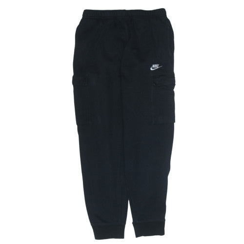Nike Men's Black Fleece Jogger Trousers M Regular Fit