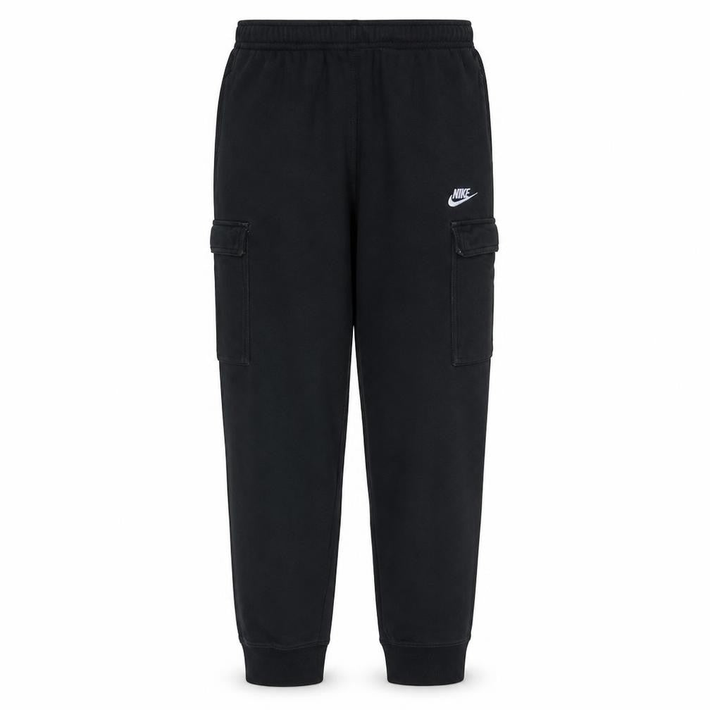 Nike Men's Black Fleece Jogger Trousers M Regular Fit