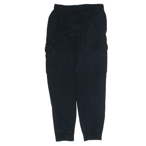 Nike Men's Black Fleece Jogger Trousers M Regular Fit