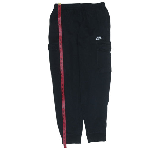 Nike Men's Black Fleece Jogger Trousers M Regular Fit
