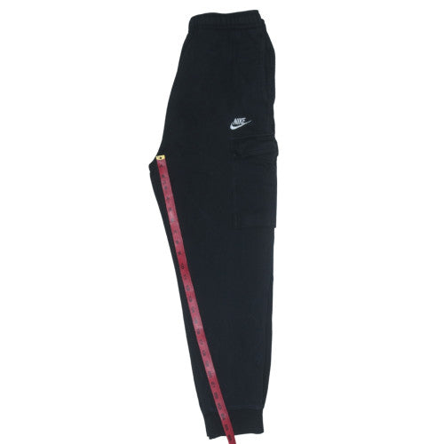 Nike Men's Black Fleece Jogger Trousers M Regular Fit