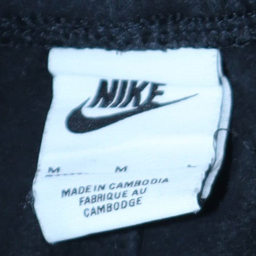 Nike Men's Black Fleece Jogger Trousers M Regular Fit