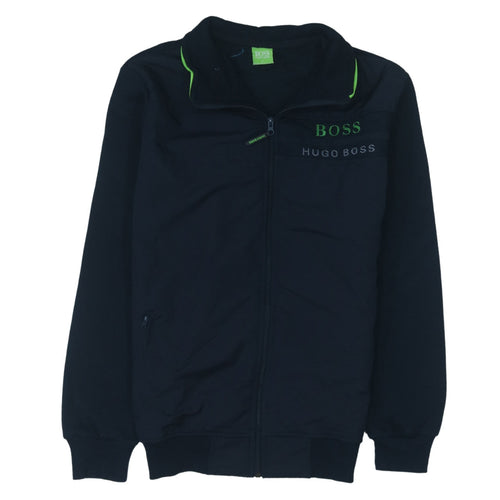 Hugo Boss Men's Black Full Zip Logo Sweatshirt Size L