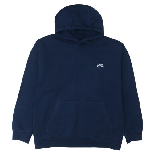 Nike Men's Blue Pullover Hoodie L Regular Fit Fleece