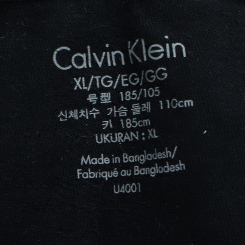 Calvin Klein Men's Black XL Crew Neck Cotton T-Shirt
