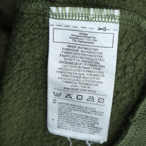 Adidas Men’s Green Crew Neck Pullover Sweatshirt Size M