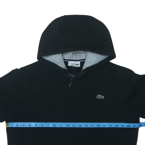 Lacoste Sport Men’s Black Pullover Hoodie M Regular Fit Fleece