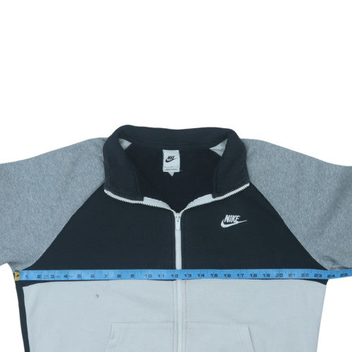 Nike Men’s Black Full Zip Sweatshirt M Regular Fit Fleece