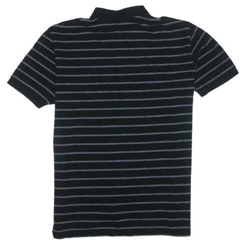 Polo Ralph Lauren Men's Black Striped Cotton Polo Shirt XL