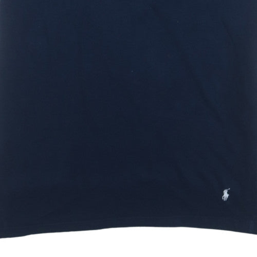 Polo Ralph Lauren Men's Blue V-Neck Slim Fit Cotton T-Shirt XL