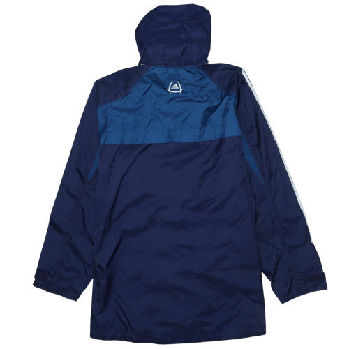 adidas Men Blue L Windbreaker Jacket Newcastle United Sports Hooded