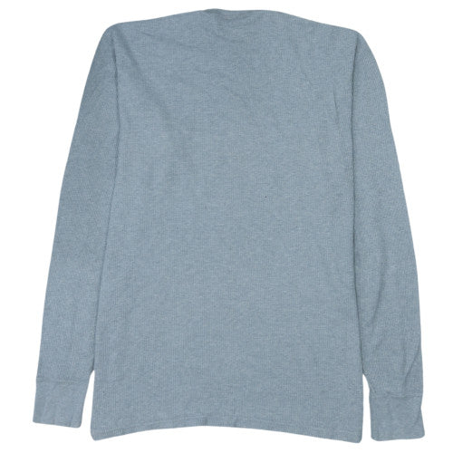 Polo Ralph Lauren Men's Grey Long Sleeve Cotton Pyjama Top - Size M