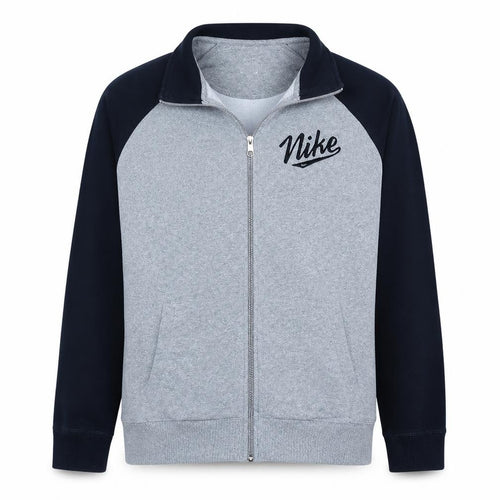 Nike Women’s Grey Full Zip Sweatshirt XL – Athletic Casual Style