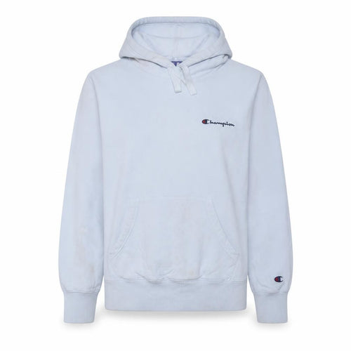 Champion Women White Pullover Hoodie Large 100% Cotton Embroidered Logo Sweatshirt