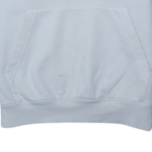 Nike Men's White Pullover Hoodie Small Regular Fit Logo Fleece