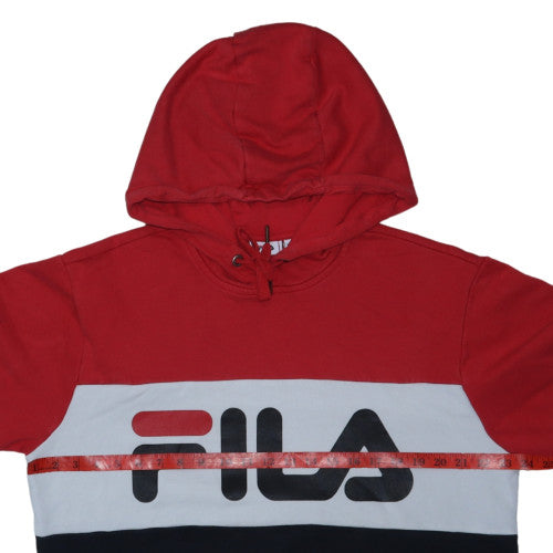 Fila Mens Multicoloured Pullover Hoodie L Logo Sportswear