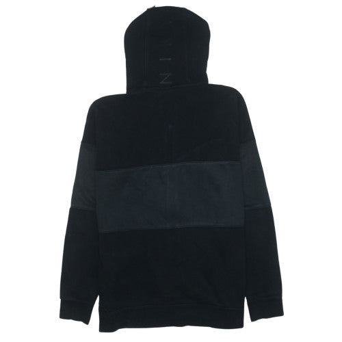 Nike Air Men's Black Full Zip Hoodie M Cotton Blend Fleece