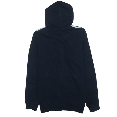 adidas Men Black Medium Full Zip Hoodie Sports Fleece
