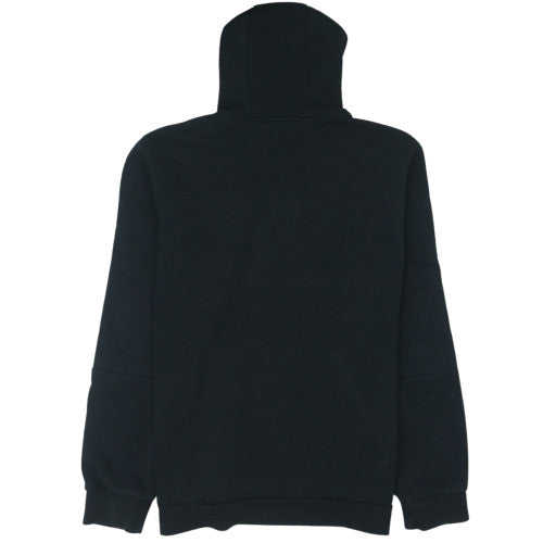 adidas Mens Black Pullover Hoodie L Hooded Fleece Sweatshirt