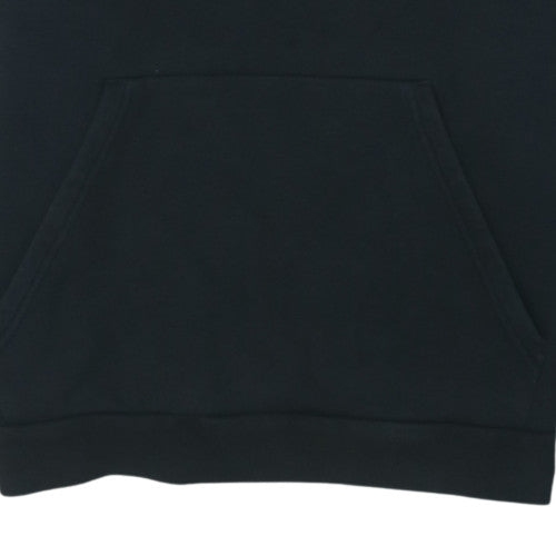 adidas Mens Black Pullover Hoodie L Hooded Fleece Sweatshirt