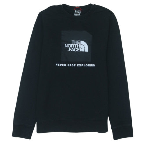The North Face Boys Black XL Crew Neck Sweatshirt 100% Cotton Pullover