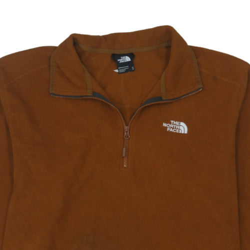 The North Face Men's Brown XL Fleece 1/4 Zip Pullover Sweatshirt