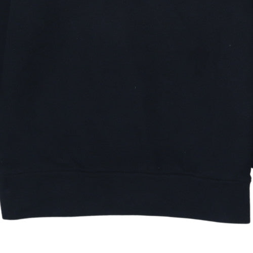 Levi's Men's Black Crew Neck Embroidered Logo Sweatshirt L