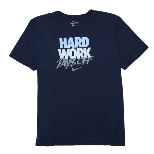 Nike Mens Blue 2XL Athletic Fit Hard Work T-Shirt