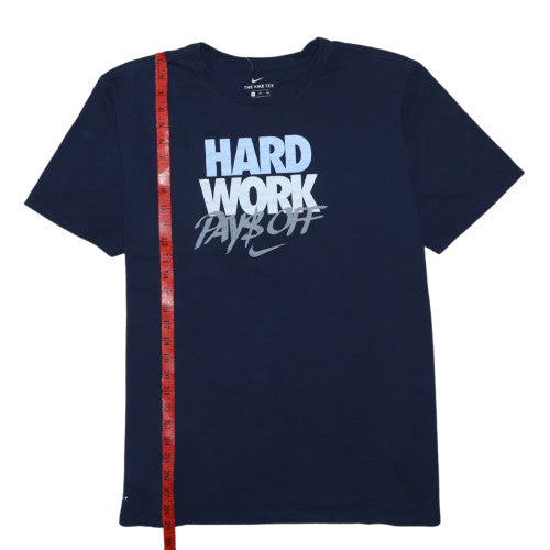 Nike Mens Blue 2XL Athletic Fit Hard Work T-Shirt