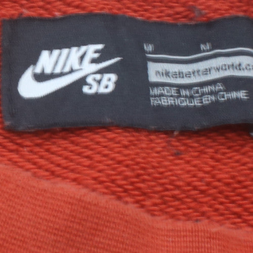 Nike SB Men’s Red Sweatshirt M Crew Neck Long Sleeve Pullover