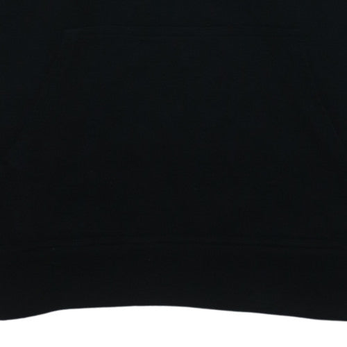 Champion Men's Black Pullover Hoodie M Regular Fit Logo Fleece