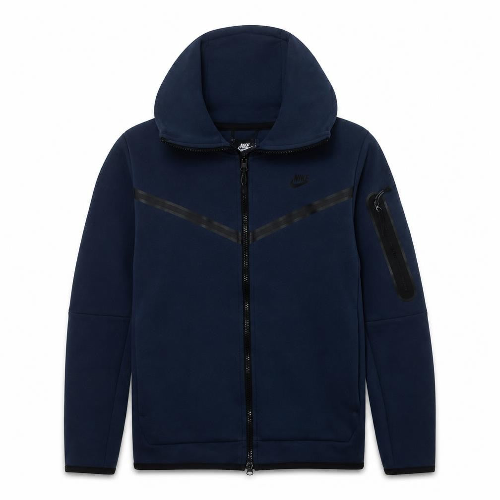 Nike Men's Blue Full Zip Hoodie Size S Regular Fit Fleece