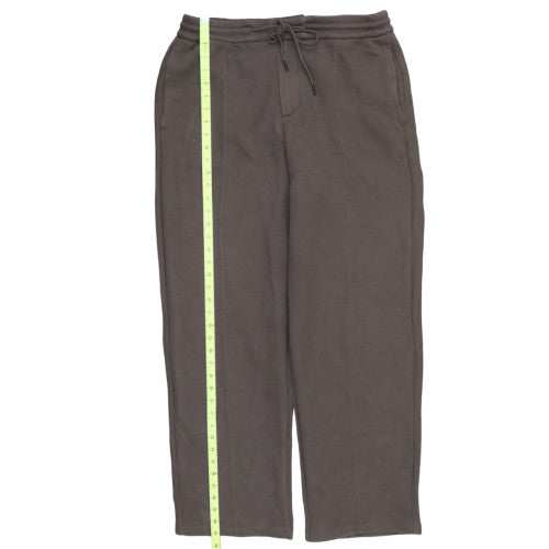 Nike Men's Brown Fleece Sweatpants M Regular Fit Drawstring Activewear Trousers