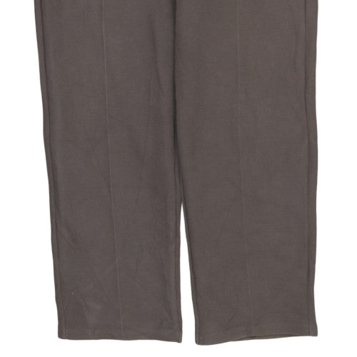 Nike Men's Brown Fleece Sweatpants M Regular Fit Drawstring Activewear Trousers