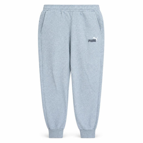 Puma Men's Grey Fleece Jogger Trousers Size L Regular Fit