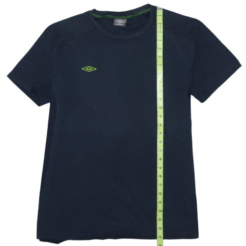 Umbro Men's Black Short Sleeve Crew Neck Sports T-Shirt Size M