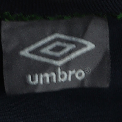 Umbro Men's Black Short Sleeve Crew Neck Sports T-Shirt Size M
