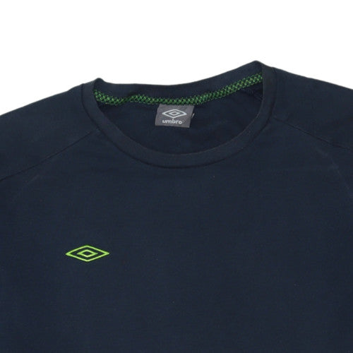 Umbro Men's Black Short Sleeve Crew Neck Sports T-Shirt Size M