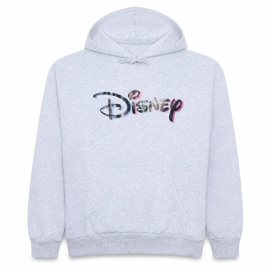 Front view of Disney x Primark Women’s Grey Pullover Hoodie Medium Graphic Print