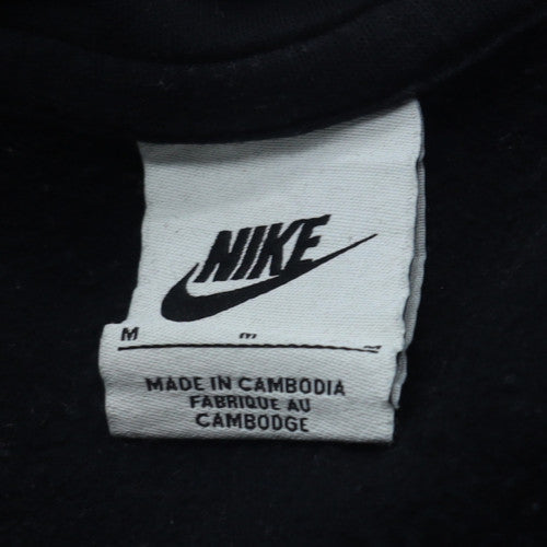 Nike Men's Black Pullover Hoodie M Regular Fit Sportswear