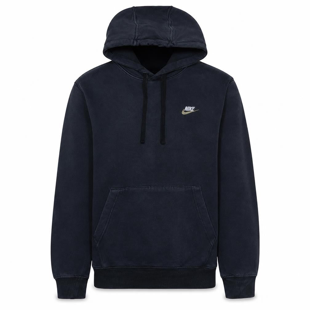 Nike Men's Black Pullover Hoodie S Regular Fit Fleece Sportswear