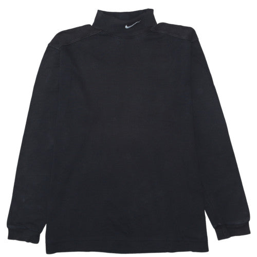 Nike Men's Black M Long Sleeve Mock Neck Sweatshirt