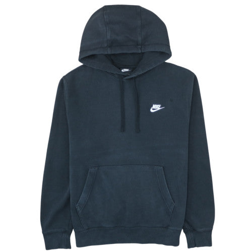Nike Men's Black Pullover Hoodie M Fleece Logo Sportswear