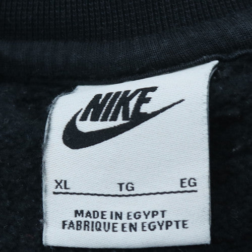 Nike Men's Black XL Pullover Crew Neck Fleece Sweatshirt