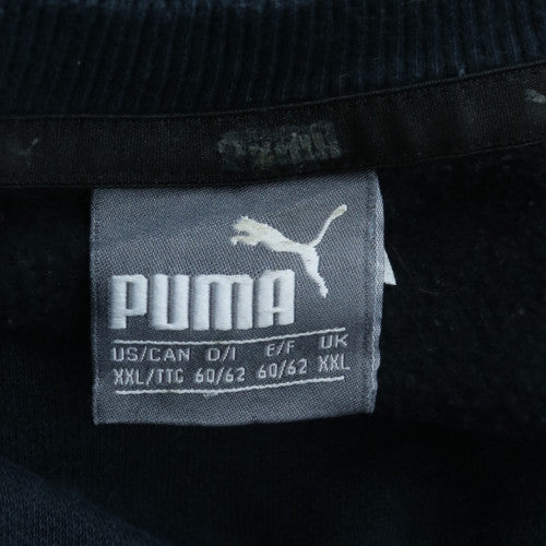 Puma Womens Black XXL Crew Neck Pullover Sweatshirt