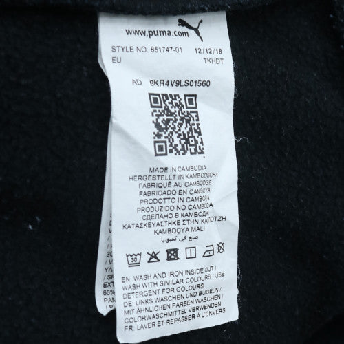 Puma Womens Black XXL Crew Neck Pullover Sweatshirt